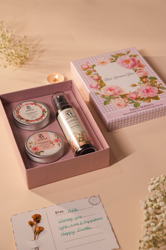 Rose Garden Dew Gift Box (Set of 3)