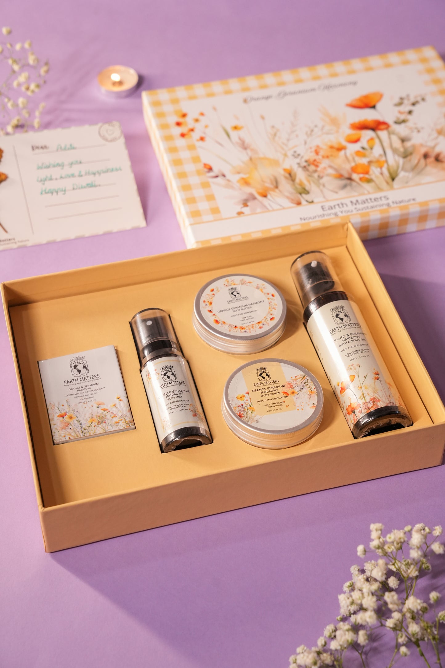 Orange & Geranium Harmony Gift Box (Set of 5)