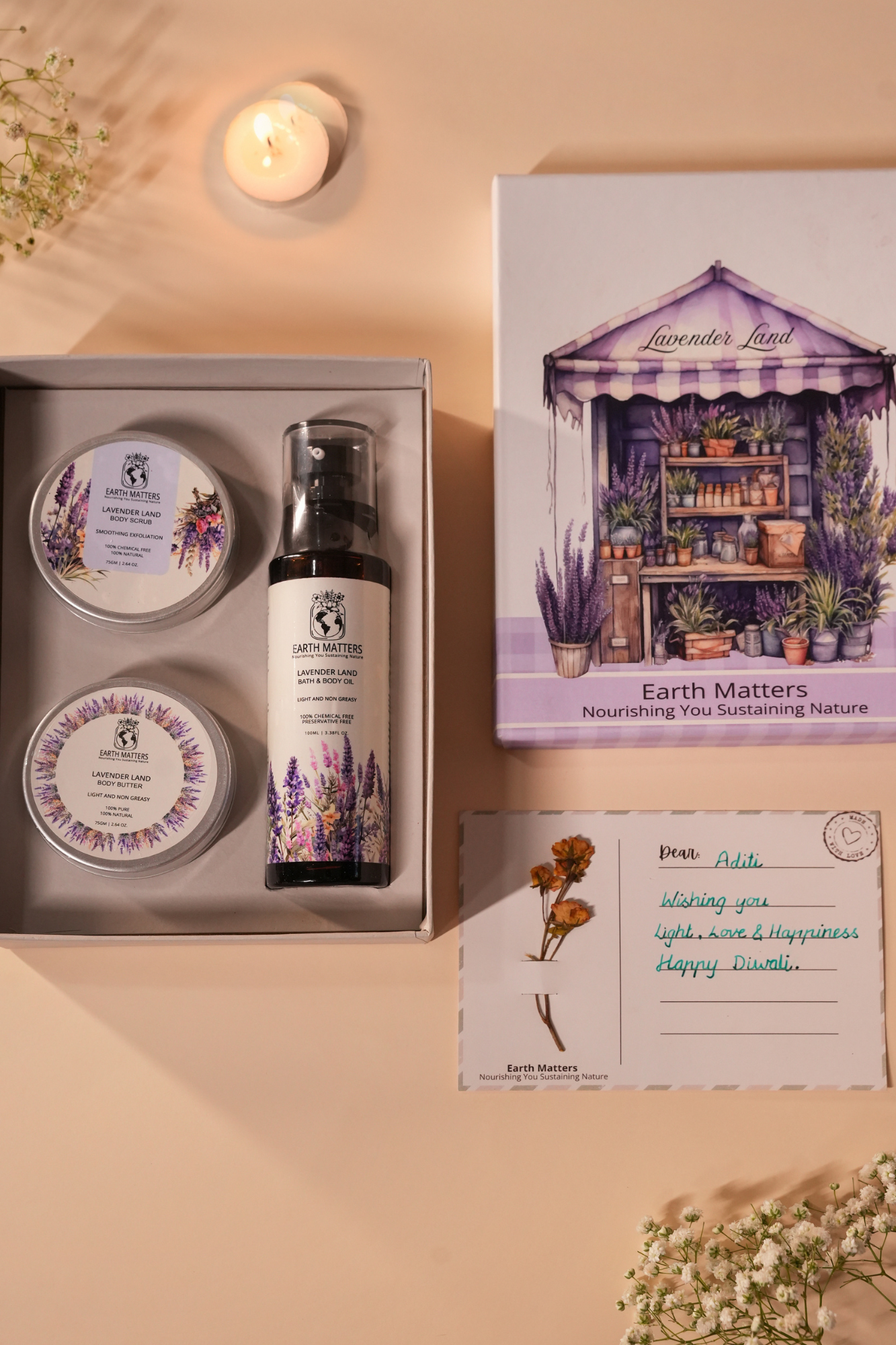 Lavender Land Gift Box : (Set of 3)